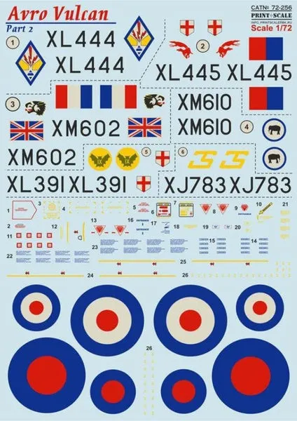 46322 avro vulcan landing