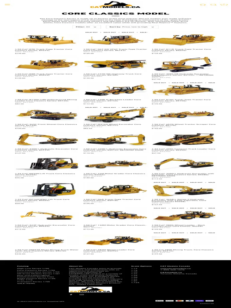 46338 cat diecast models canada 1