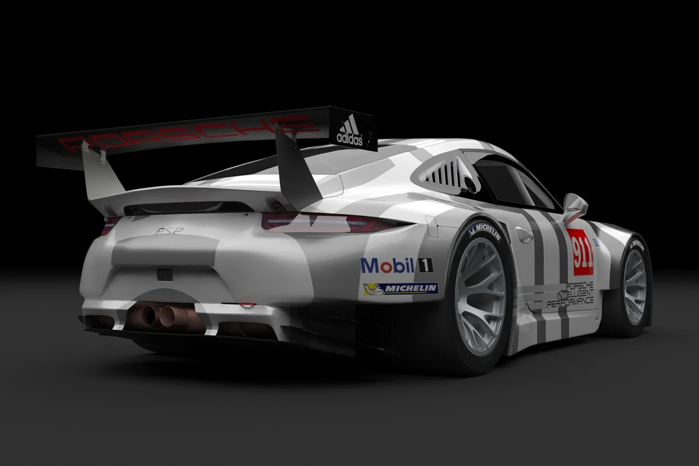 46353 porsche rsr diecast scale model