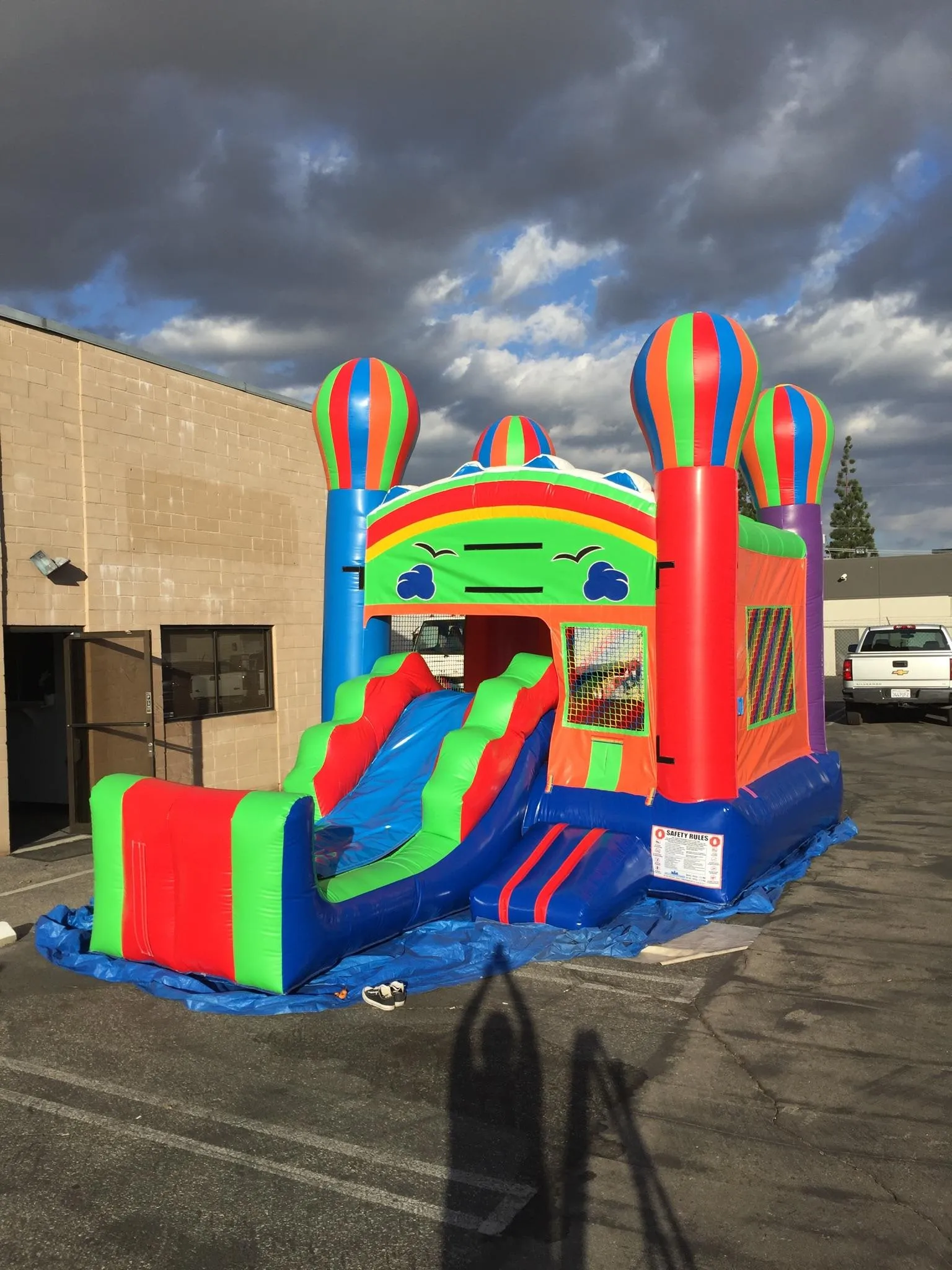 46474 diecast water slide assembling
