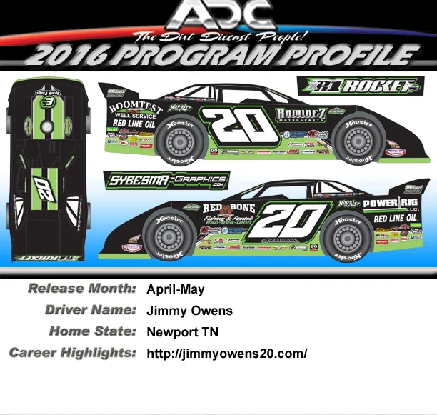 46489 dirt late model diecast car collection